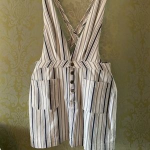 Free People skirt overalls